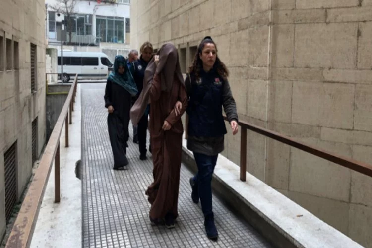 Bursa'da yakalanan DEAŞ'lı kadın teröristler...