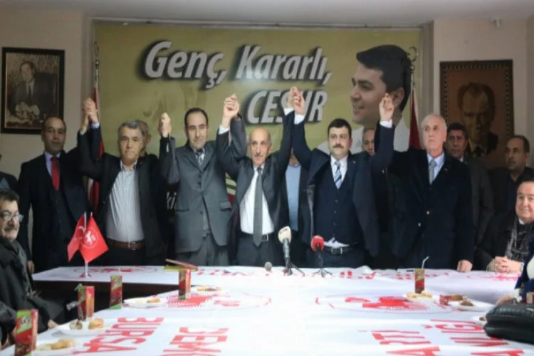 Demokrat Parti Bursa adaylarını tanıttı!