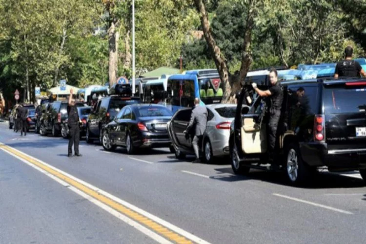 Cumhurbaşkanı Erdoğan'ın konvoyunda kaza: Yaralılar var!