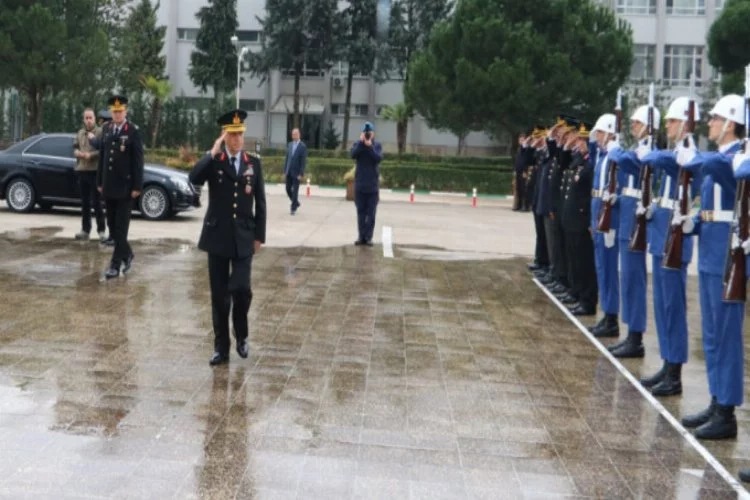 Jandarma Genel Komutanı Çetin'den Bursa İl Jandarma Komutanlığı'na ziyaret