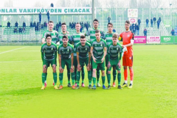 Bursaspor'un gençleri kaçamadı