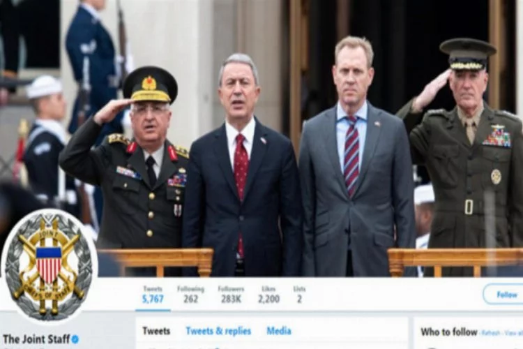 ABD Genelkurmay Başkanlığı'nın sosyal medya hesabının fotoğrafı dikkat çekti!