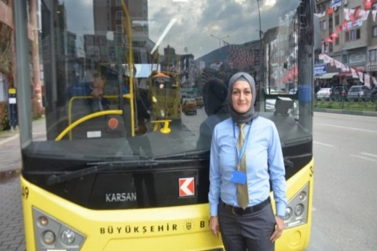 Bursa'nın şoför Nebahat'inden 8 Mart mesajı