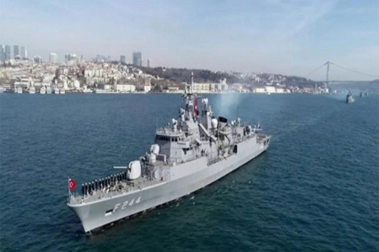 Türk donanması tarihi geleneği yeniden başlattı!