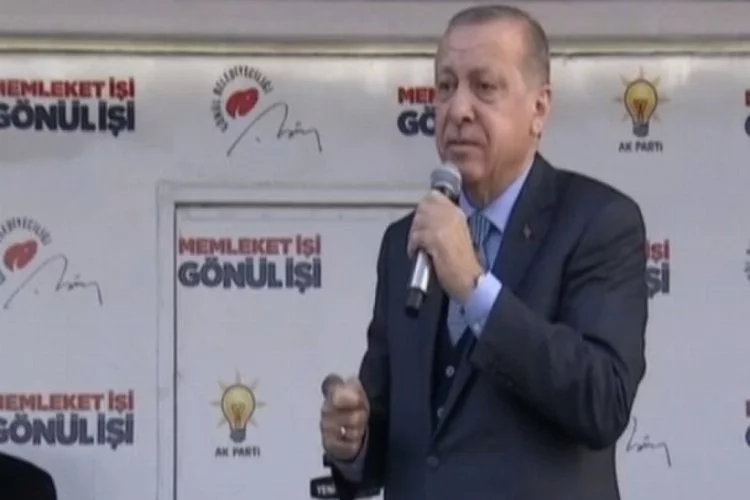 Cumhurbaşkanı Erdoğan seçim çalışmalarını sürdürüyor