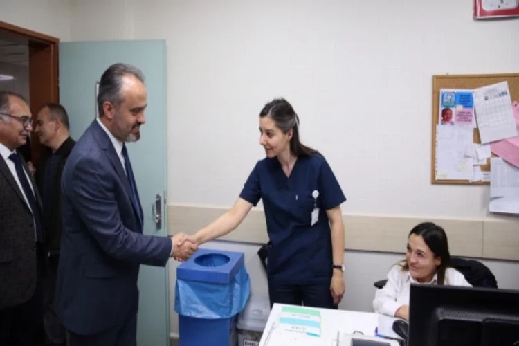 Başkan Aktaş'tan 14 Mart Tıp Bayramı ziyareti