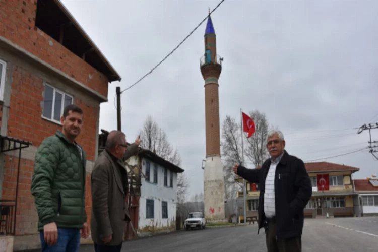 Bursa'da camisiz minare o köyün sembolü oldu!