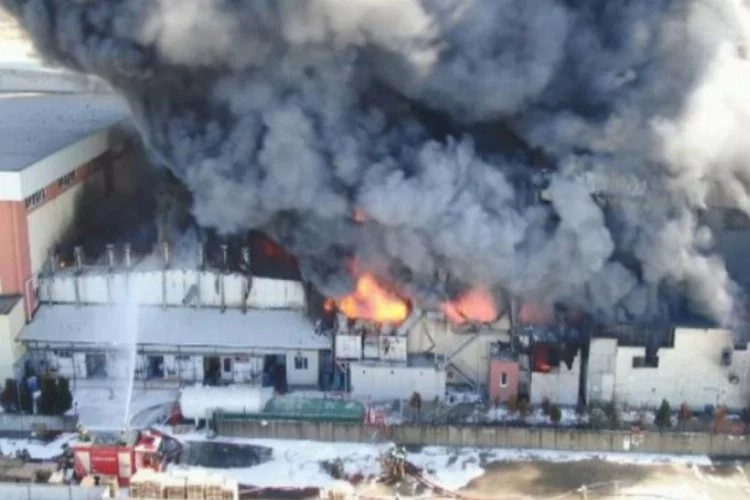 Kimya fabrikasındaki yangına ilişkin açıklama