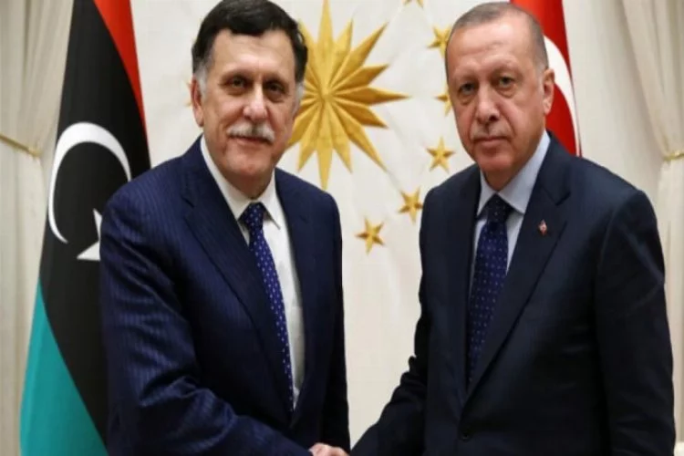 Cumhurbaşkanı Erdoğan, Al Sarraj'ı kabul etti