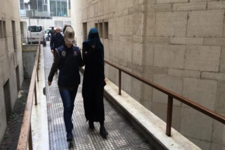 Bursa'da yakalanan DEAŞ üyesi kadın Interpol'e teslim edildi