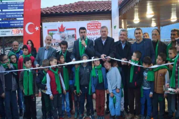 Bursa'da Dağakça Meydanı ve Hizmet Binası açıldı