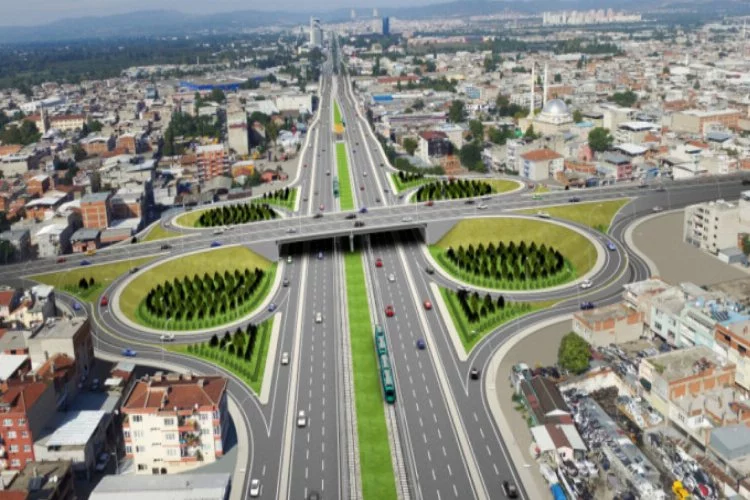 Bursa'da yakın çevre yolu trafiğini rahatlatacak dokunuşlar