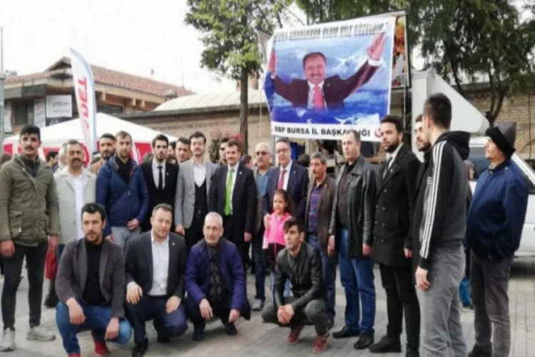 Bursa'da Muhsin Yazıcıoğlu'na dua!