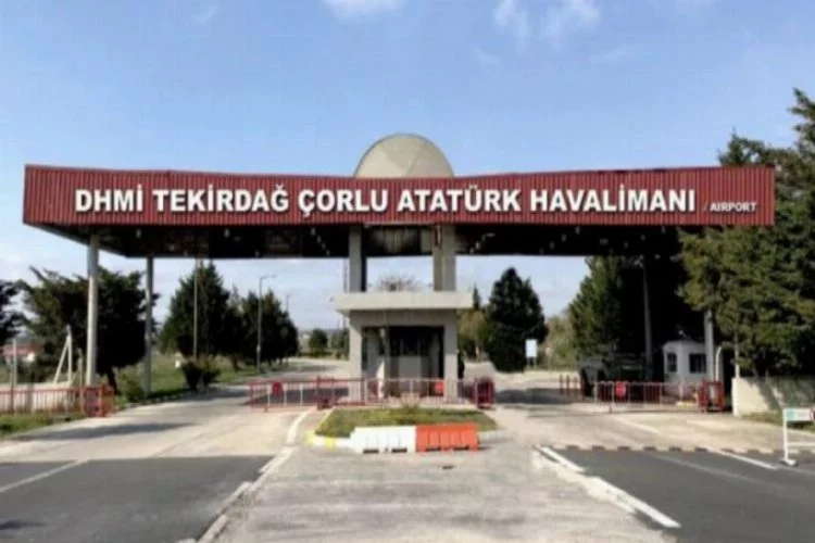 Çorlu Havalimanı'nın yeni adı 'Çorlu Atatürk Havalimanı' oldu