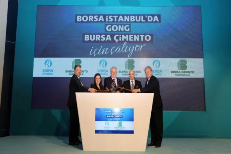 Borsa İstanbul'da gong Bursa Çimento için çaldı