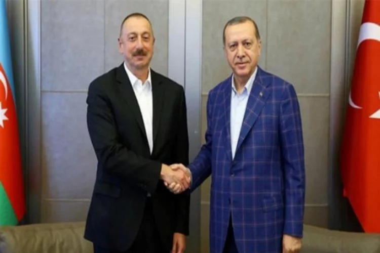 Aliyev'den Cumhurbaşkanı Erdoğan'a kutlama