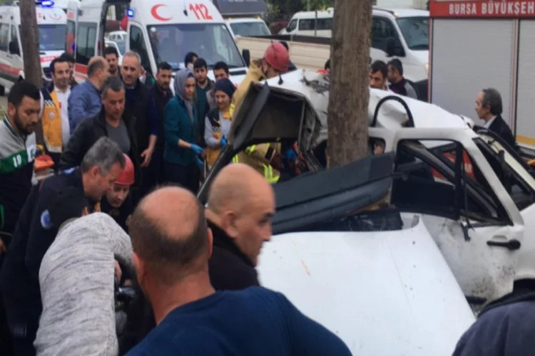Bursa'da korkunç kazada can verdiler...