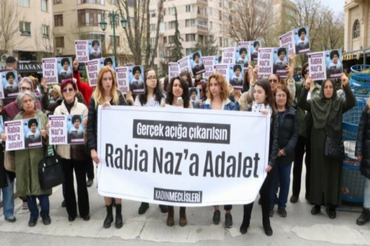 Kadınlar 'Rabia Naz' için yürüdü