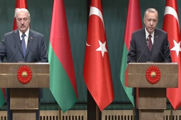 Erdoğan ve Belarus Cumhurbaşkanı'ndan ortak açıklama