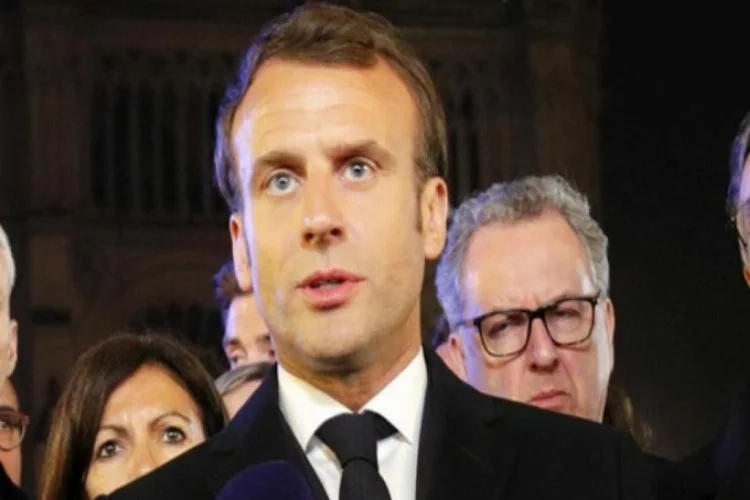 Macron'dan Notre Dame Katedrali açıklaması
