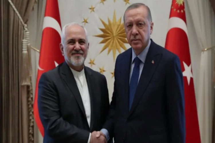 Erdoğan, İran Dışişleri Bakanı Zarif'i kabul etti
