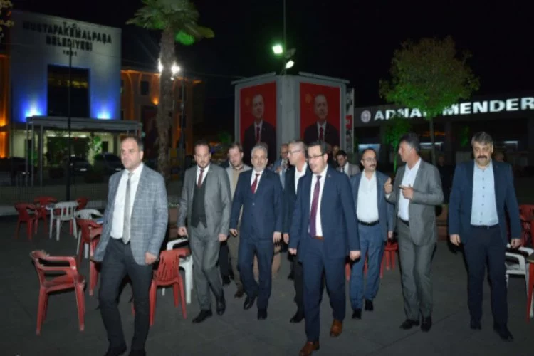 AK Parti Bursa'dan Mustafakemalpaşa'ya ziyaret