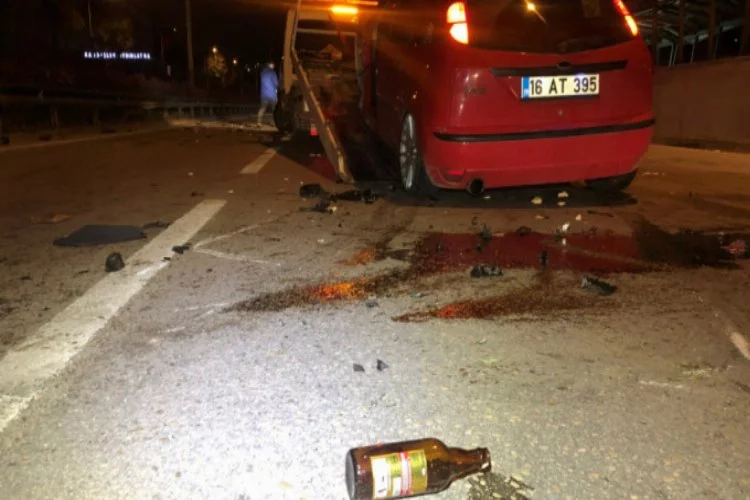 Bursa'da can pazarı! Kazadan kurtulanlara arkadan gelen başka araç çarptı...