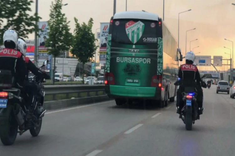 Bursaspor'a yoğun güvenlik önlemi