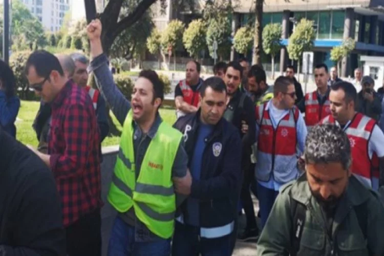 Taksim'e çıkmak isteyen gruplara müdahale