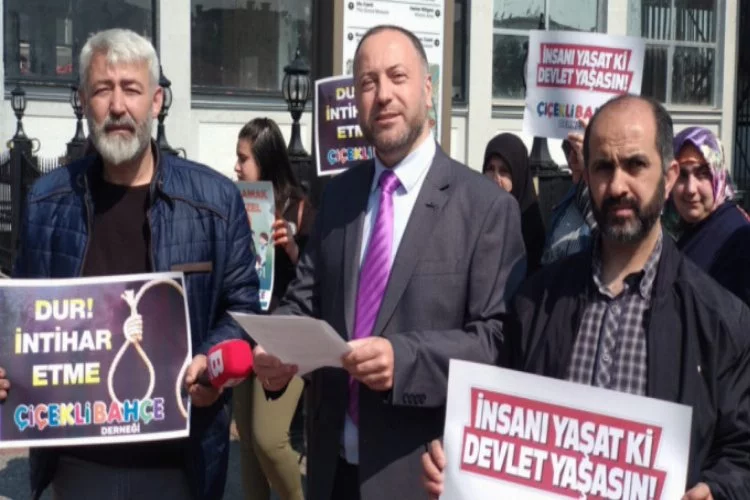 Bursa'da "Dur intihar Etme!" açıklaması