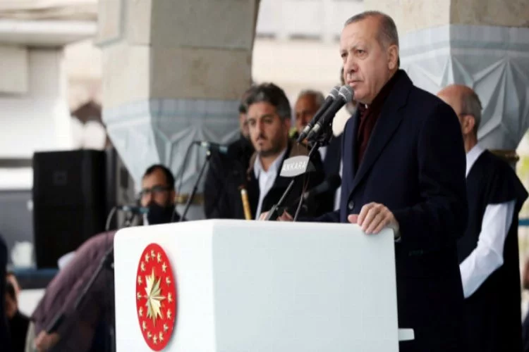 Cumhurbaşkanı Erdoğan Kuzey Yıldızı Camii açılışında konuştu