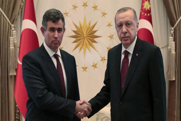 Cumhurbaşkanı Erdoğan, TBB Başkanı Metin Feyzioğlu'nu kabul etti