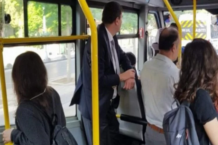 Kadıköy Belediye Başkanı minibüste yolculuk yaptı