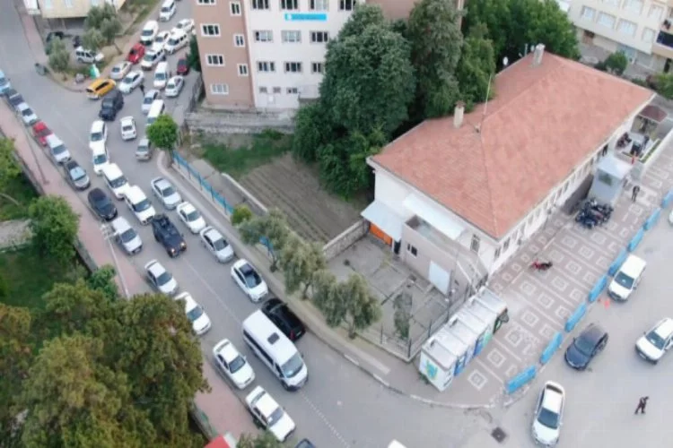 Bursa'daki dev operasyon havadan drone ile görüntülendi!