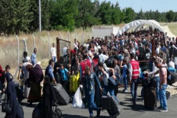 Bayramlaşmaya giden Suriyeli sayısı 15 bin oldu!