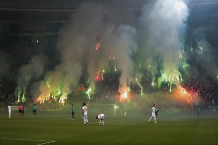 Bursaspor'un stadyumunda büyük zarar!
