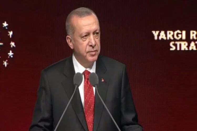 Cumhurbaşkanı Erdoğan yargı reformu stratejisini açıkladı
