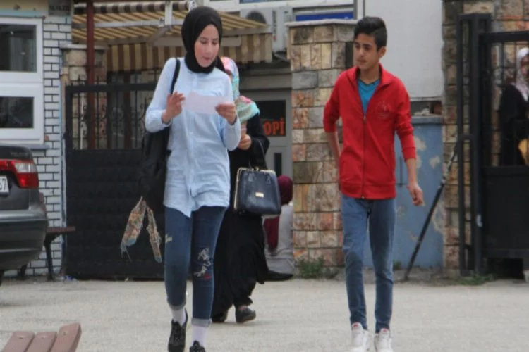 Bursa'da öğrencilerin LGS heyecanı