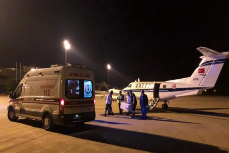 Askeri uçaklar "hayat vermek" için Bursa'dan havalandı