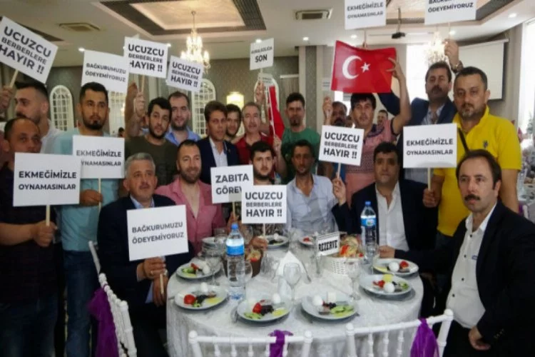 Bursalı berberlerden Suriyeli protestosu!