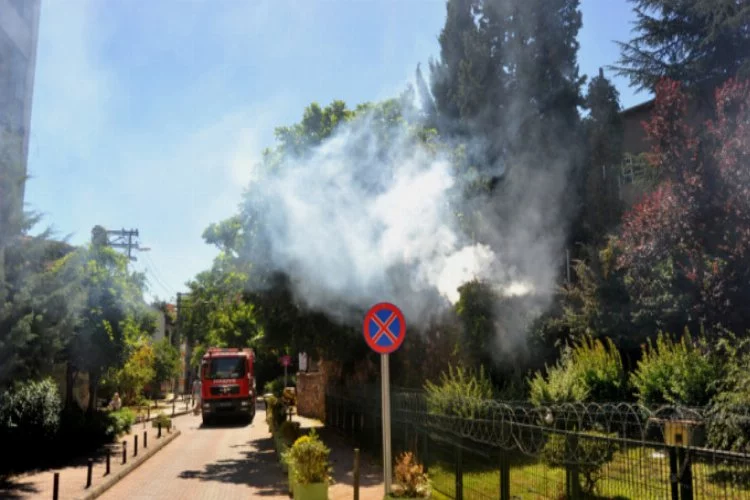 Bursa Anadolu Kız Lisesi'nde yangın paniği!