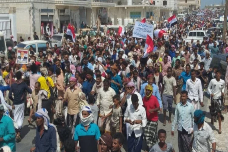 Yemenliler işgale karşı sokakta!
