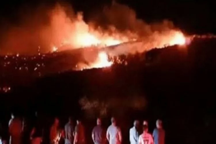 KKTC'de düşen bir cisim sonrası patlama ve yangın!