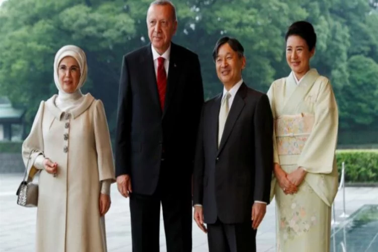 Erdoğan, Japon İmparatoru Naruhito ile görüştü