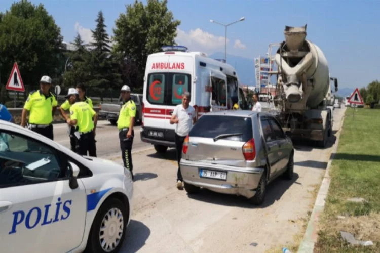 Bursa'da yola dökülen mazot kazaya sebep oldu! Yaralılar var...