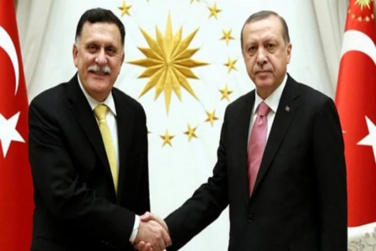 Cumhurbaşkanı Erdoğan, Libya Ulusal Mutabakat Hükümeti Konsey Başkanı'nı ağırladı