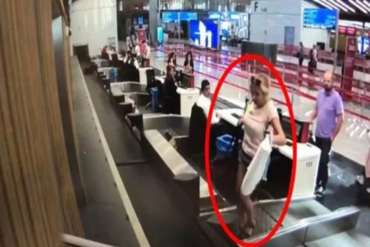 İstanbul Havalimanı'nda kadın yolcudan şaşkına çeviren hareket!