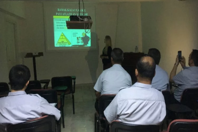 Bursa'da askeri personele iş güvenliği eğitimi