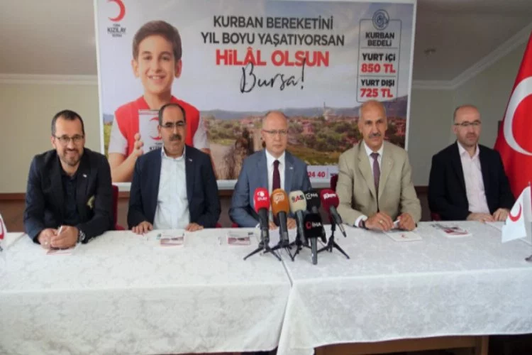 Kızılay Bursa Şube Başkanı Gürkan'dan kurban vekaleti açıklaması