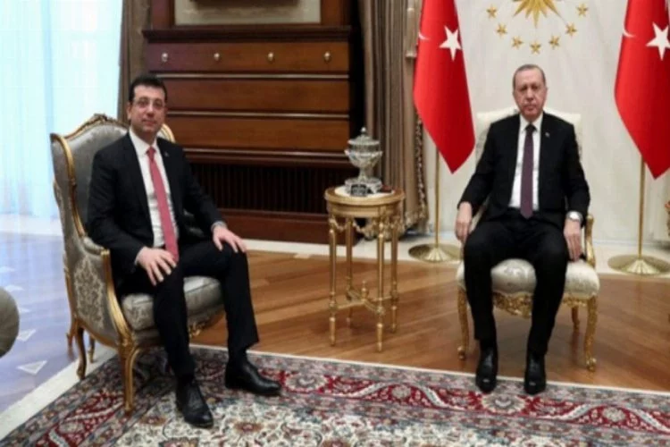 Cumhurbaşkanı Erdoğan ve Başkan İmamoğlu tokalaştı
